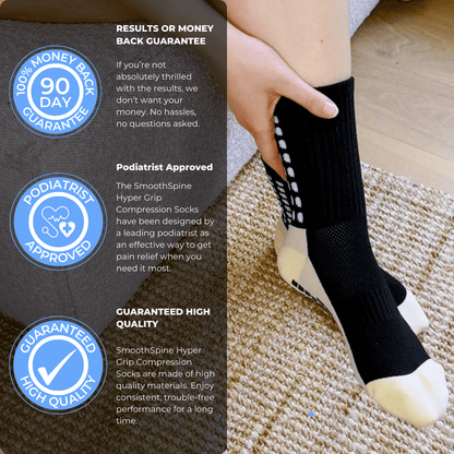 SmoothSpine™ Non-Slip Sleep Socks